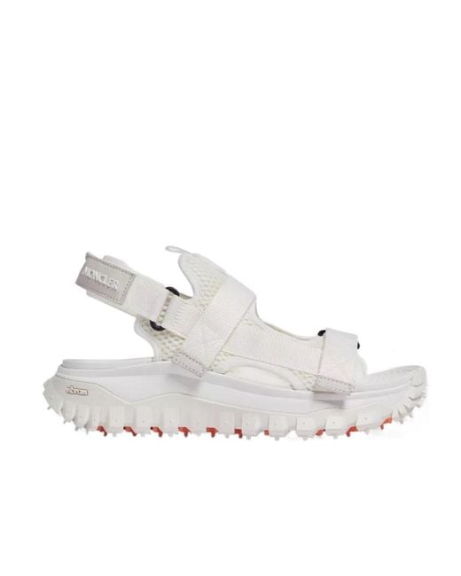 Moncler White Trailgrip Vela Water-Repellent Sandals