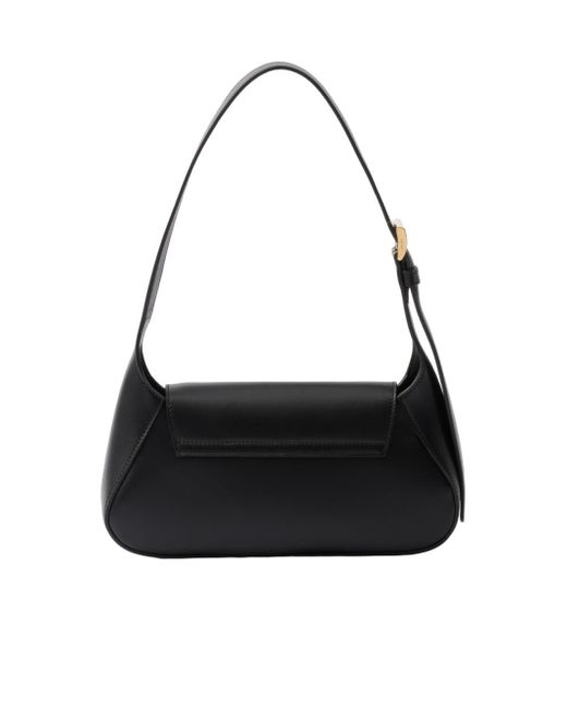Prada Black Triangle-Logo Small Shoulder Bag