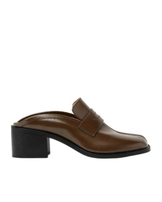Maison Margiela Brown Tabi City Loafer Mule