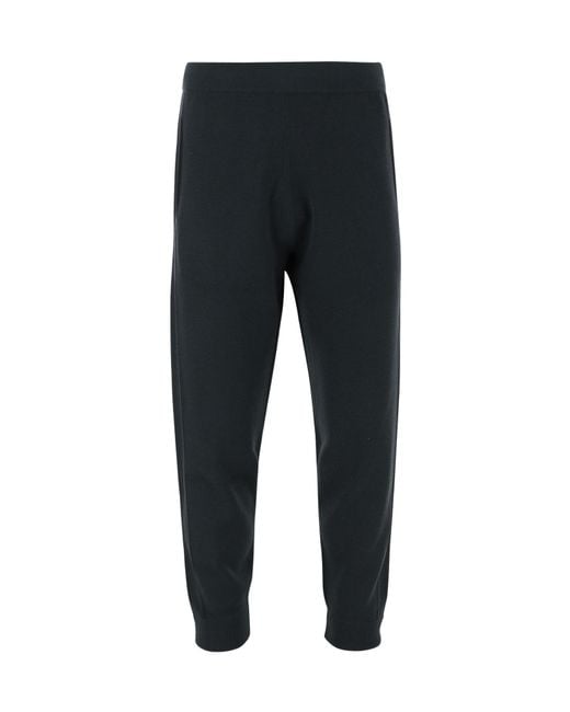 Berluti Black Elastic Waist Casual Pants for men