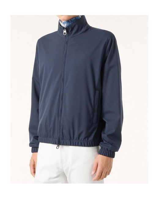 Loro Piana Blue Long Sleeve Jacket for men