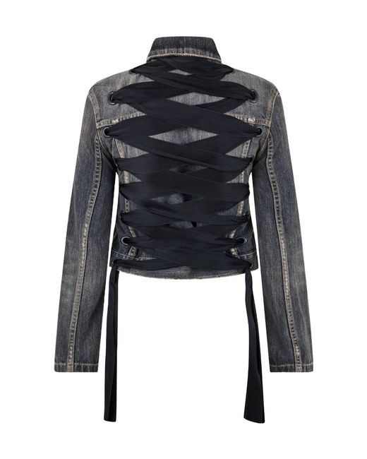 Balenciaga Gray Simple Denim Jacket