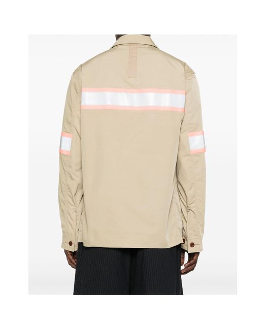 Junya Watanabe White Long-Sleeved Casual Jacket for men