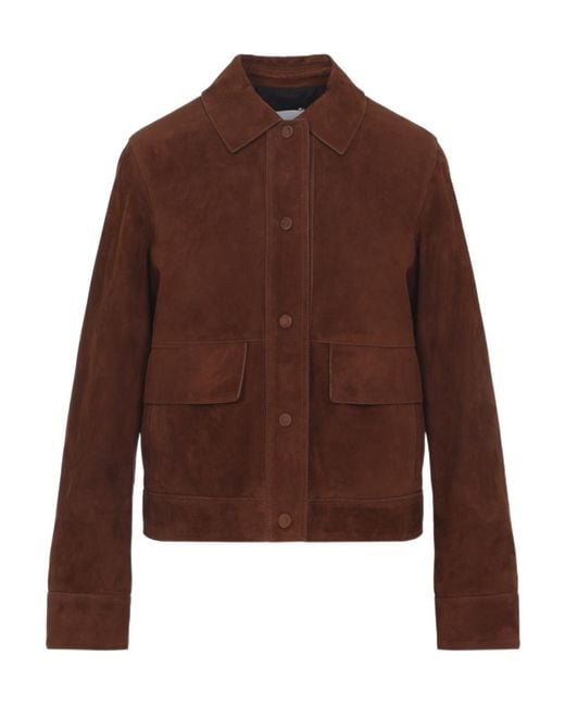 Yves Salomon Brown Jacket