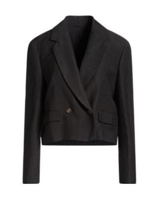 Brunello Cucinelli Black Double- Suit Jacket