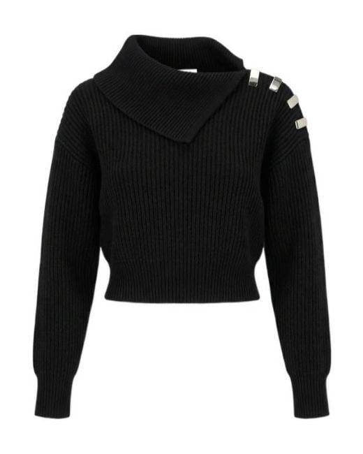 Alaïa Black Long-Sleeved Knitwear