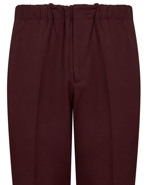 Jil Sander Purple Tailored Tapered Trousers for men