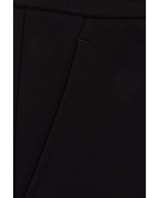 Prada Black Triangle-Logo Elasticated Waistband Shorts for men
