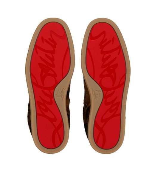 Christian Louboutin Brown Louis Junior Sneakers for men