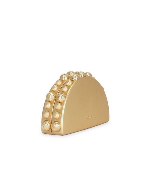 Cult Gaia Natural Logo Clutch