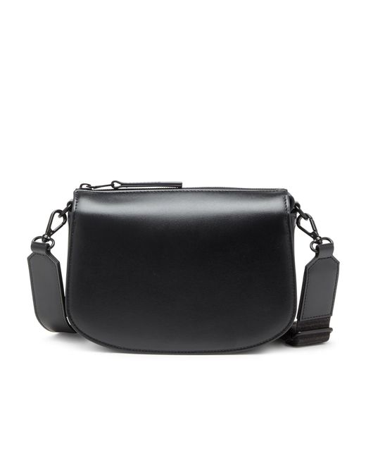 DIESEL Black 1Dg Logo Embossed Camera Bag for men