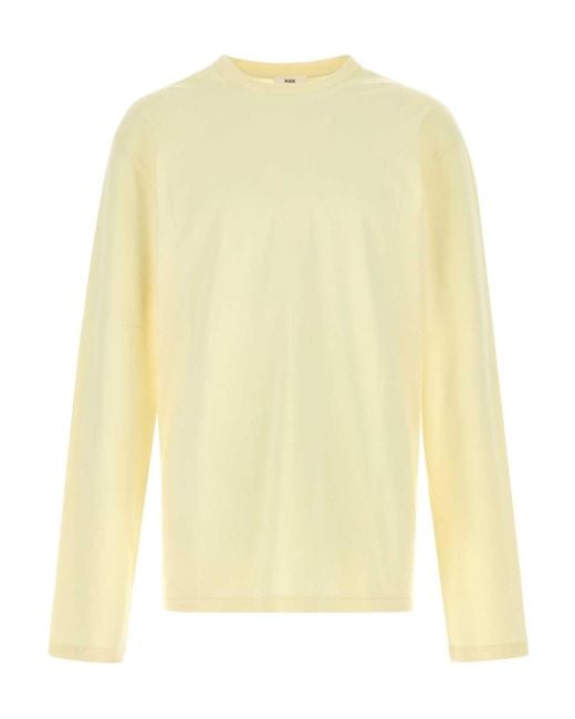 Rier Yellow Crew Neck T-Shirt for men