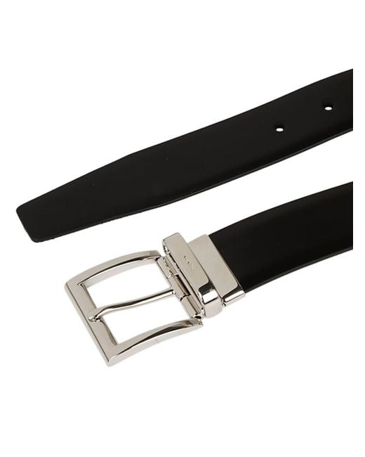Prada Black Buckle Belt for men
