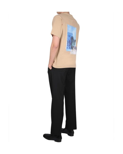 sunflower Natural Crew Neck Short-Sleeved T-Shirt for men