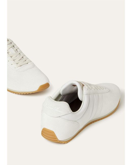 Loro Piana White Fast Walk Sneakers