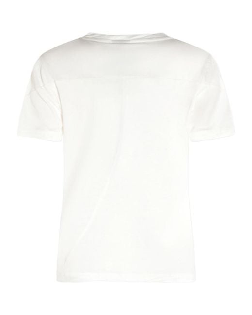 Thom Krom White Crew-Neck T-Shirt