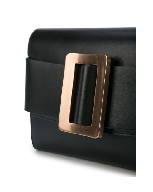 Boyy Black Metal Clasp Shoulder Bag