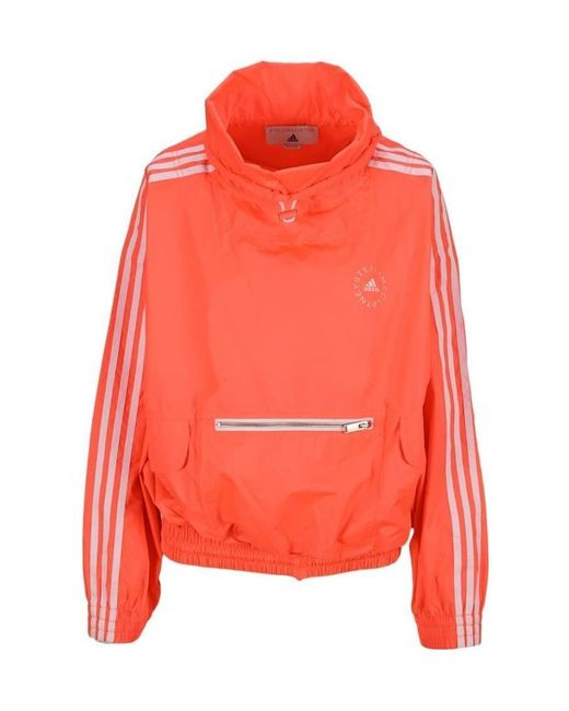 Stella McCartney Orange Oversized Lightweight Jacket