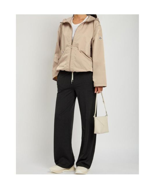 Moncler Natural Cassiopea Hooded Shell Jacket