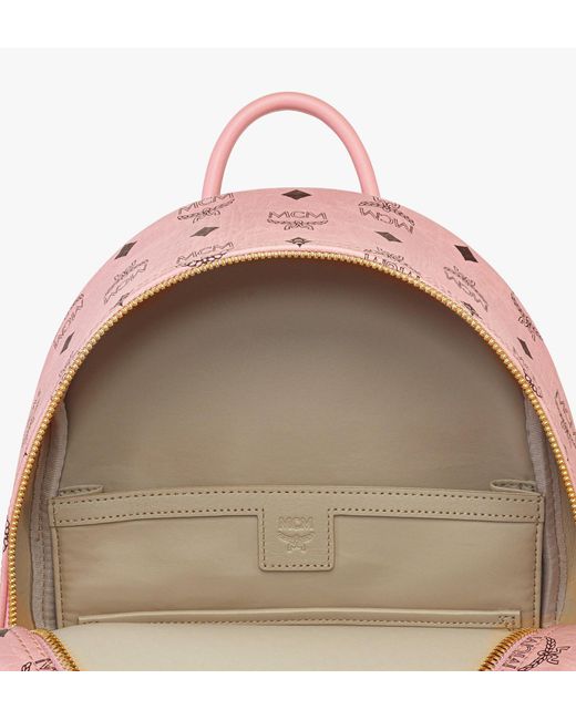 MCM Pink Stark Backpack
