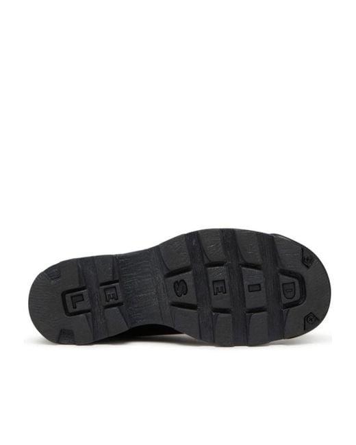 DIESEL Black D-Hammer Lace-Up Derby Shoes for men