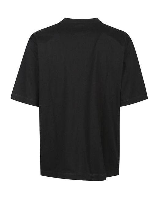 DSquared² Black Logo-Embroidered Crewneck T-Shirt for men