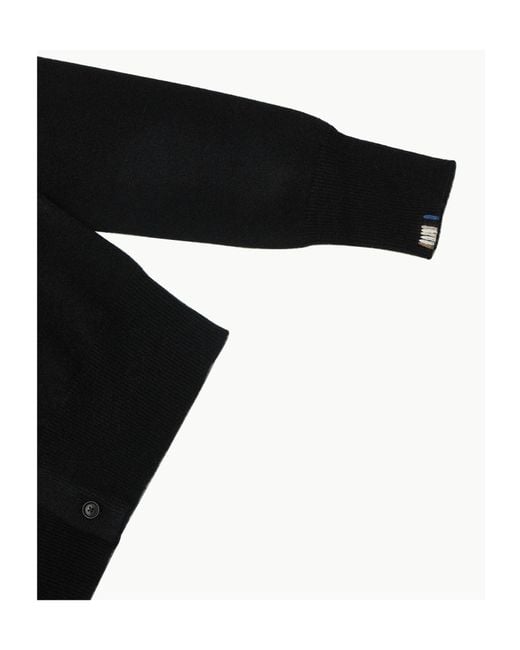 Extreme Cashmere Black Long-Sleeved Knitted Cardigan