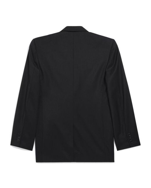 Balenciaga Black Standard Tailored Jacket for men
