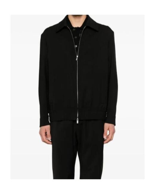Barena Black Zip Jacket for men