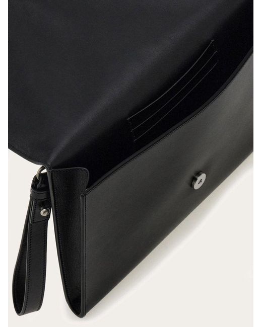 Ferragamo Black Document Holder for men