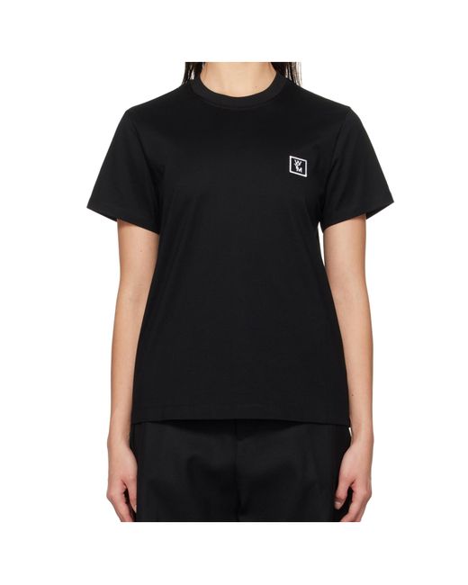 Wooyoungmi Black Short-Sleeved T-Shirt