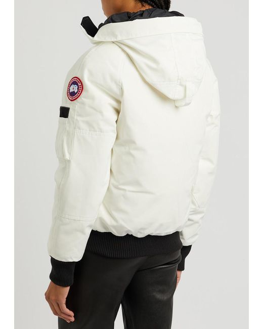 Canada Goose White Waterproof Down Jacket