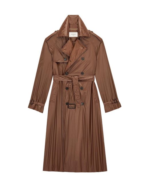 Saint Laurent Brown Trench Coat