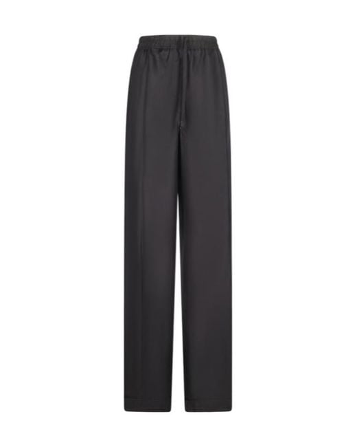 Tom Ford Gray Elastic-Waistband Trousers