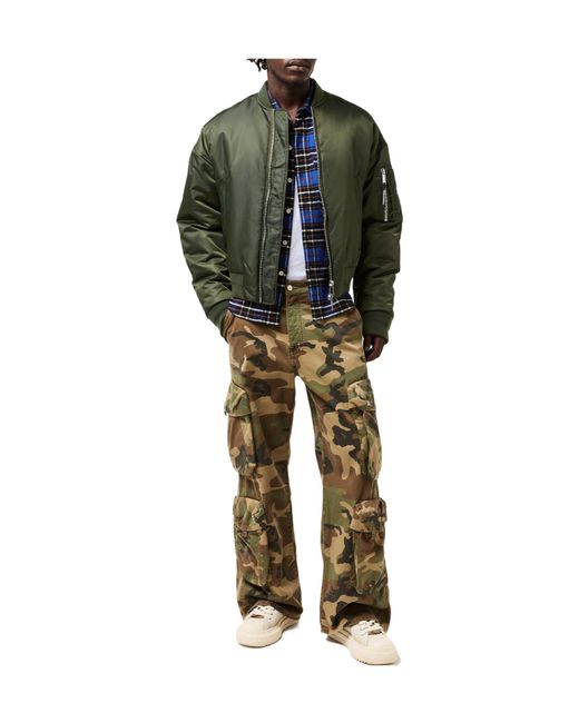 DSquared² Green Baseball Jacket for men