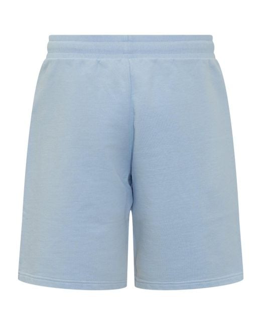 AMI Blue Drawstring Waist Shorts for men