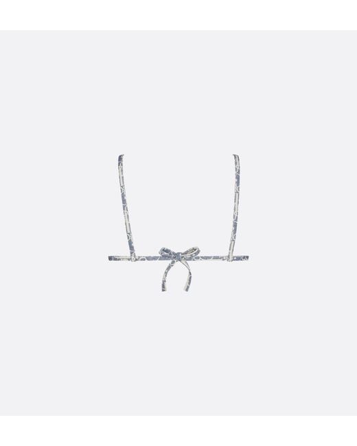 Dior Gray Iviera Bikini Top