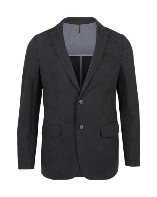 Boss Blue Single-Breasted Suit Jacket for men