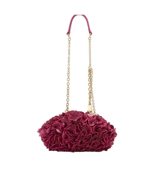 Chloé Purple Pleated Single-Shoulder Bag