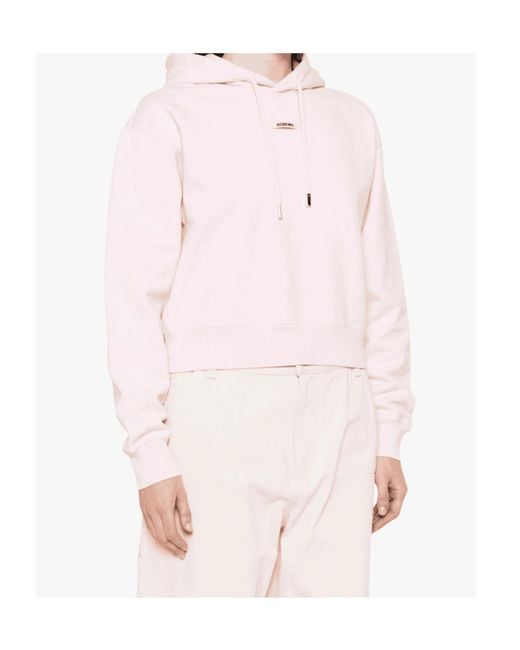 Jacquemus Pink Long-Sleeved Sweatshirt