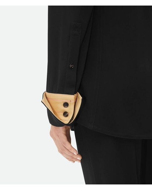 Bottega Veneta Black Notebook Detailed Regular Fit Shirt