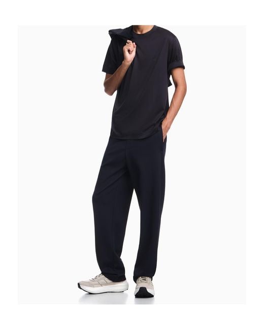 Emporio Armani Blue Short-Sleeve T-Shirt for men