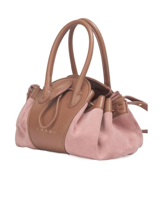Marni Pink Tulipea Small Handbag