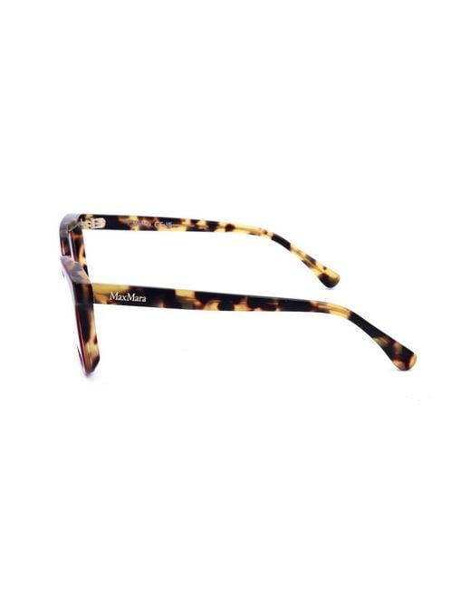 Max Mara White Square Frame Glasses