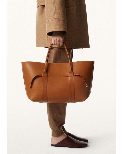Loro Piana Brown Ghiera Shopper Large