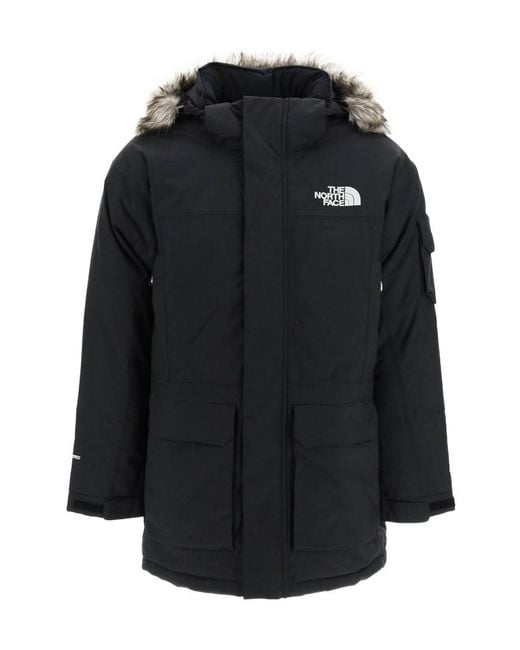 The North Face Black Hooded Padded Jacket for men