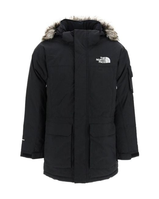 The North Face Black Hooded Padded Jacket for men