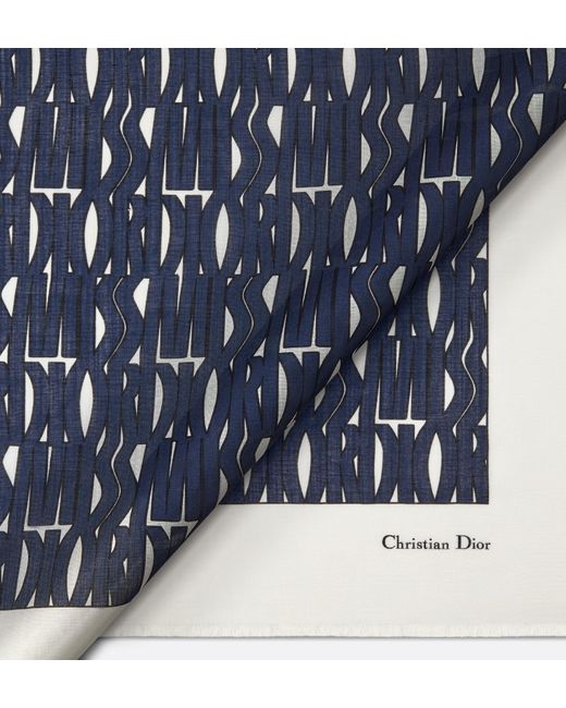 Dior Blue Miss Allover Shawl