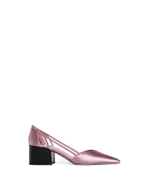 Prada Pink Pointed High Heels