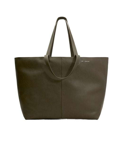 AMI Green Ami Midi Maxi Tote Bag